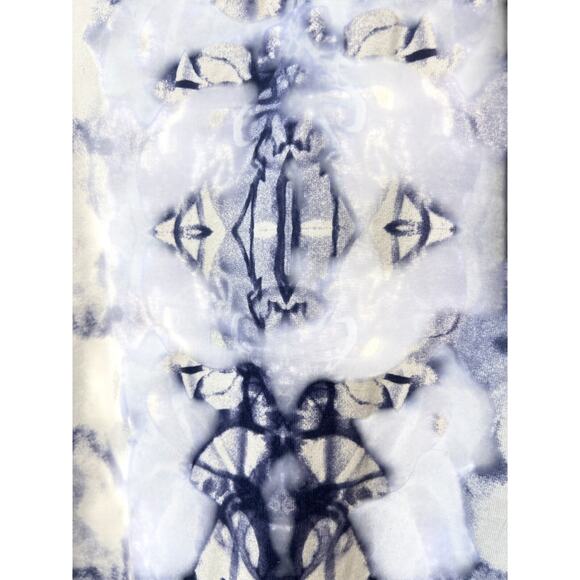 Lululemon Cool Racerback Tank Top Women’s Large White Blue Tie Dye CRB - Picture 4 of 8